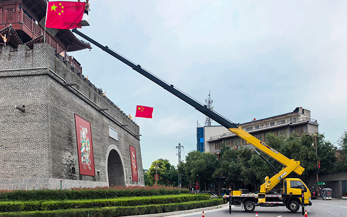 不朽情缘 GKS326 助力文昌阁 “中国红” 开放，高效安稳守护国旗荣光