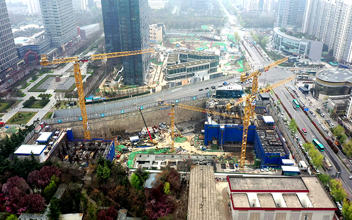 云起松间！不朽情缘群塔助力西安“双子塔”地标建设